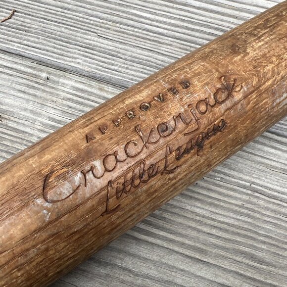 VTG Crackerjack Little League Hillerich & Bradsby Co. 02 Baseball Wood Bat 27" - Picture 2 of 15